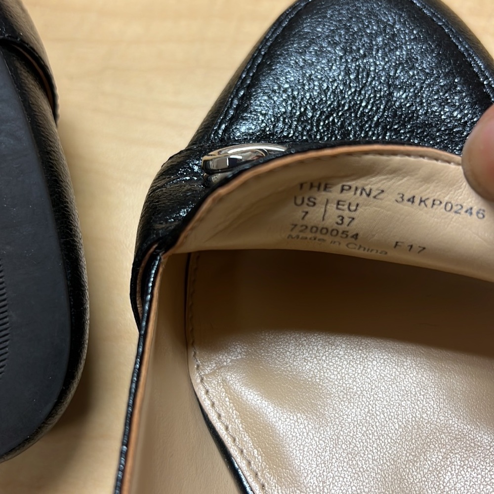 Katy Perry Black Silver The Pinz Slipper Loafer Flats,‎ size 7 - Picture 12 of 15